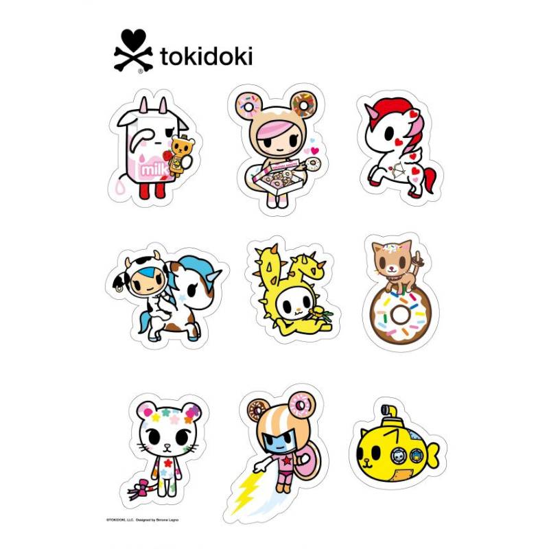 Набор наклеек. Токидоки