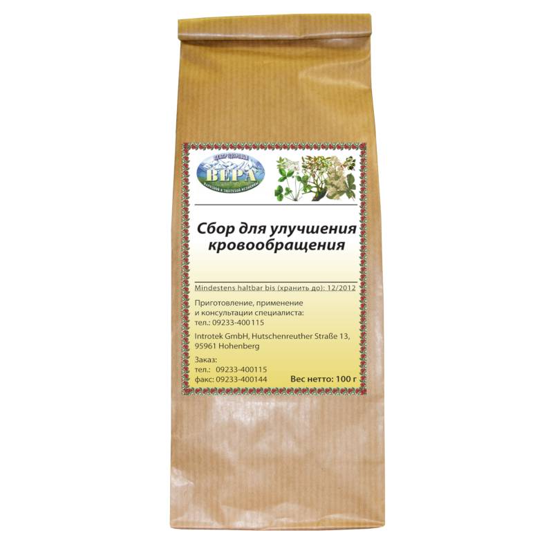 Сбор для улучшения кровообращения (расфасовка 100 г.)
