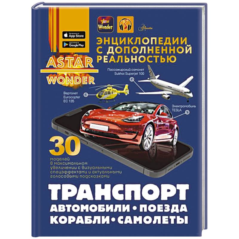 Транспорт: автомобили, поезда, корабли, самолеты