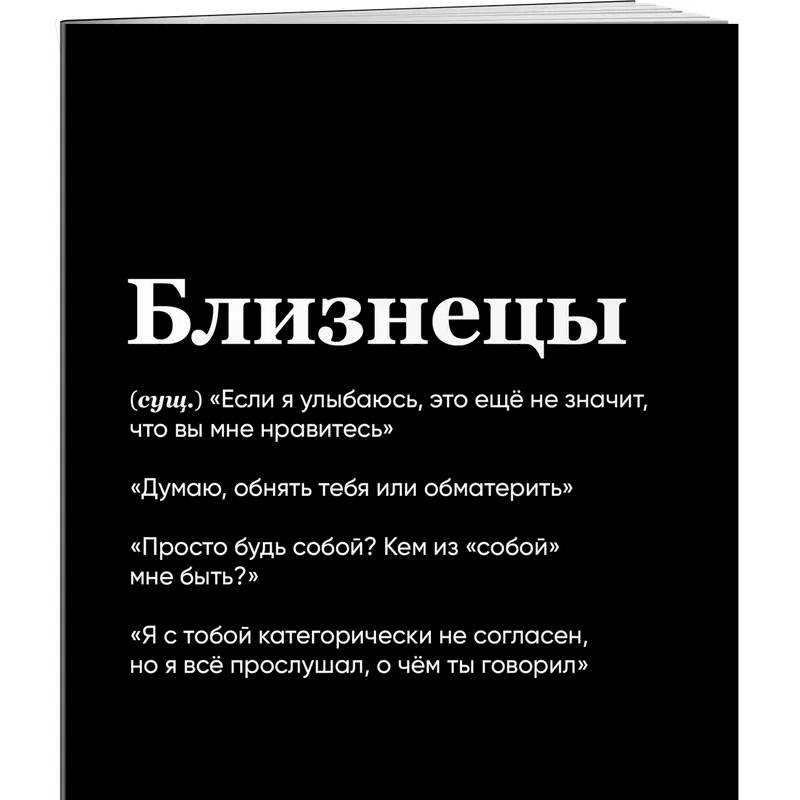 Тетрадь в клетку SlovoDna. Близнецы (А5, 48 л., мягкая обложка)