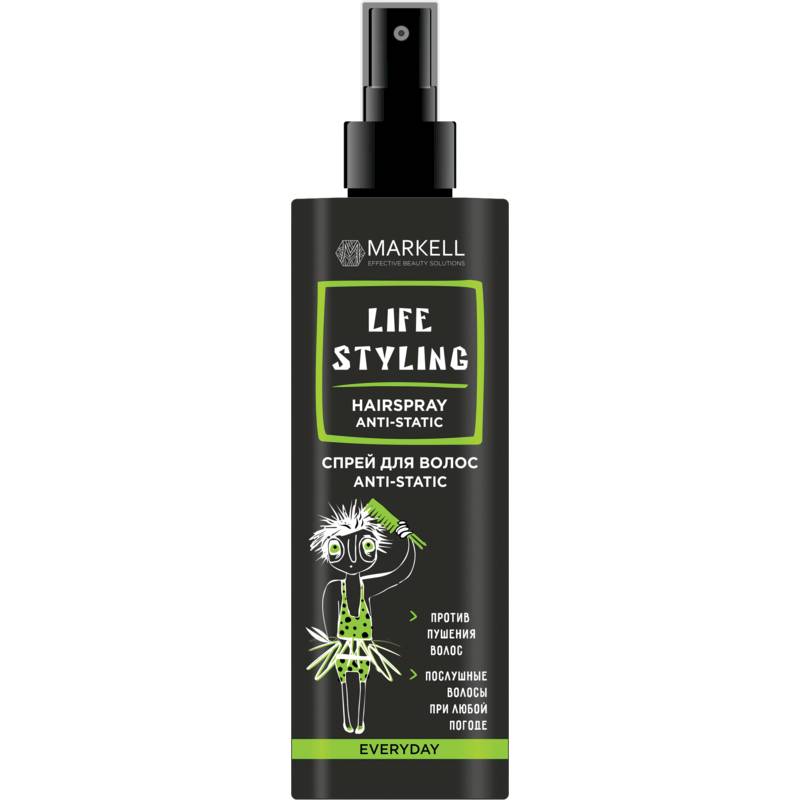 MARKELL Everyday Life Styling Спрей для волос Anti-Static, 195 мл