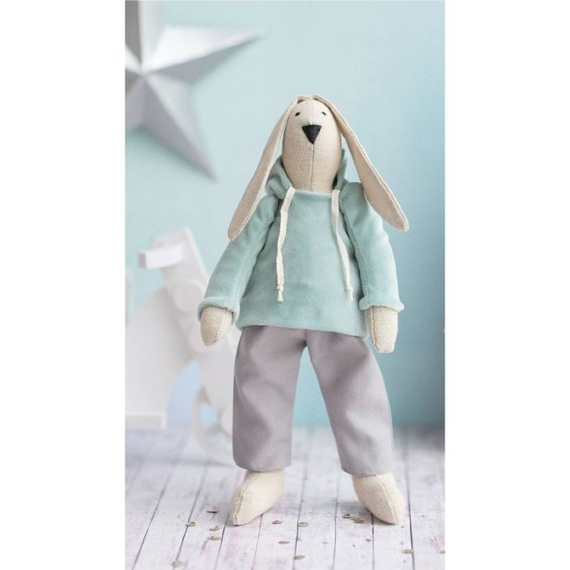 Мягкая игрушка «Домашний зайка Банни», набор для шитья, 18 x 22 x 3.6 см