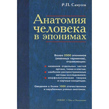 Анатомия человека в эпонимах. Справочник
