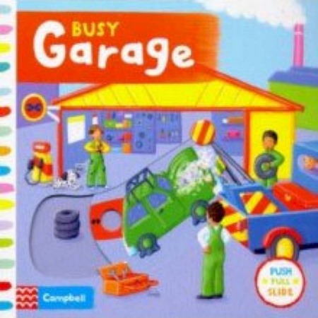 Литература на иностранном языке для детей, книга Busy Garage (Board book) купить по скидке