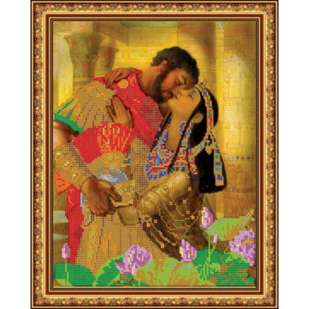 «Светлица» набор для вышивания бисером №259 «Клеопатра» бисер Чехия 24x30см