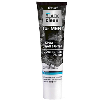 Крем  для  бритья с активным углем. 100 мл