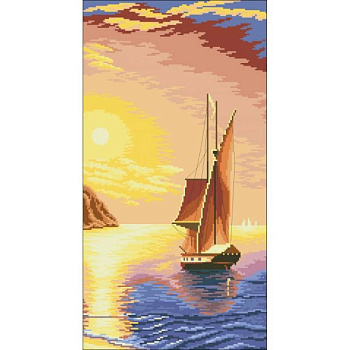 Набор для вышивания крестом F446 39x66 см