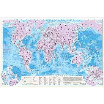 Мир. Скретч-карта А1