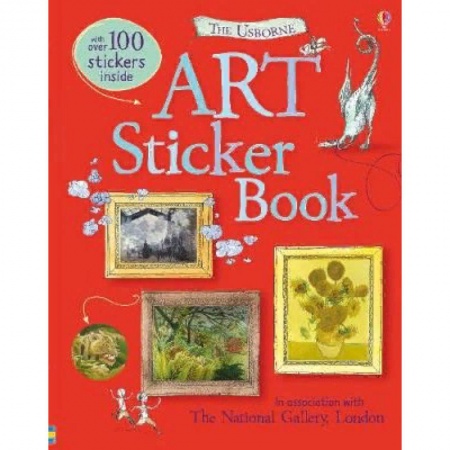 Литература на иностранном языке для детей, книга Art Sticker Book купить по скидке